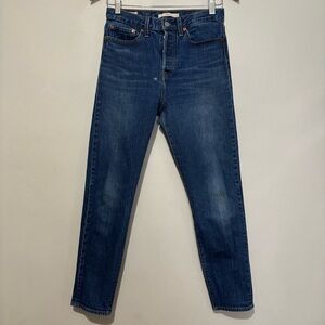 Levi’s High Rise Wedgie Skinny Jeans Premium Blue Size 27